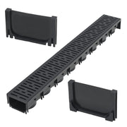 afvandingskanal plastik 1 m