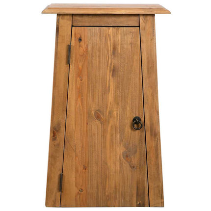 badeværelsesskab 42x23x70 cm massivt fyrretræ