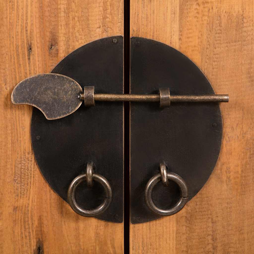 badeværelsesmøbelsæt massivt fyrretræ