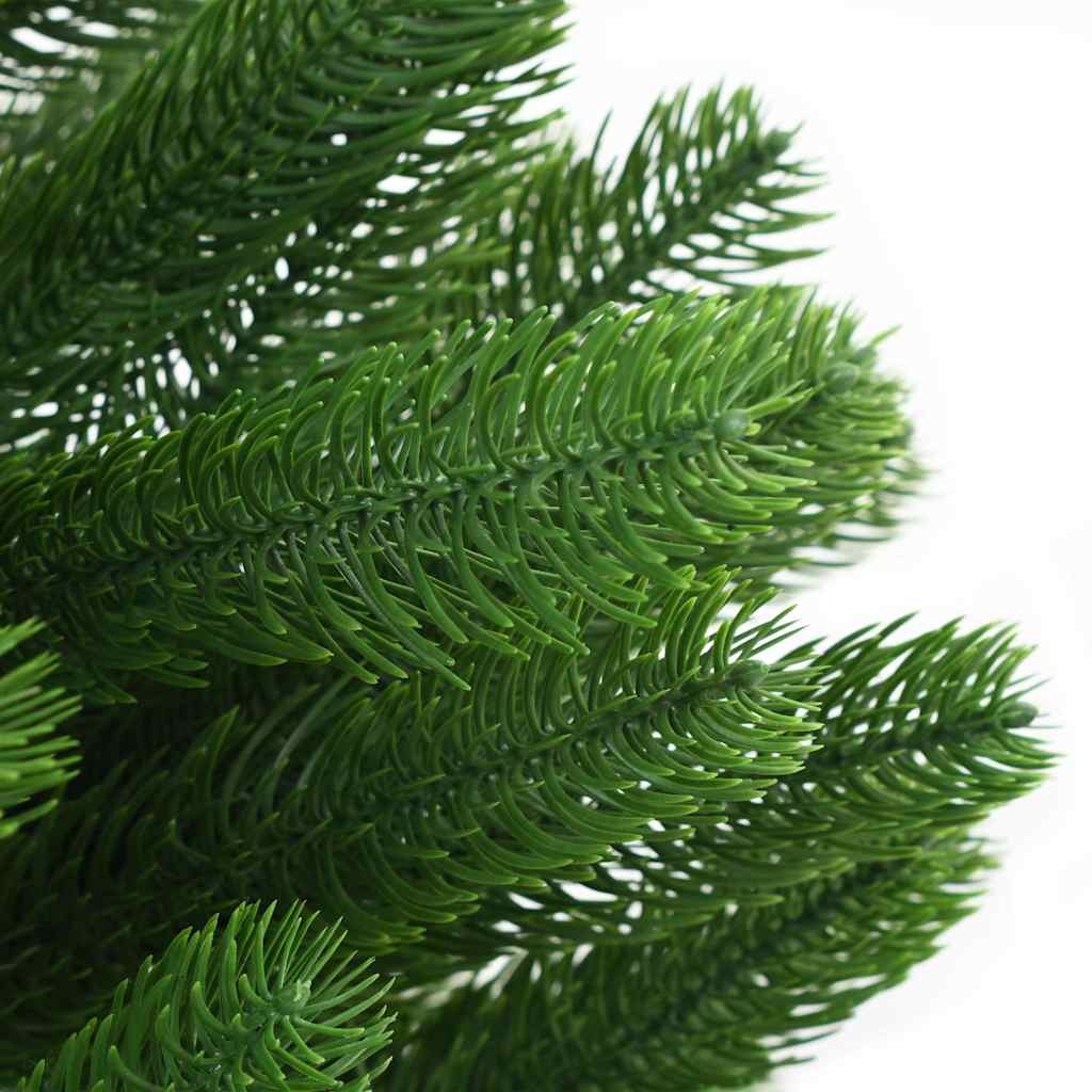 kunstigt juletræ med naturtro nåle 150 cm grøn
