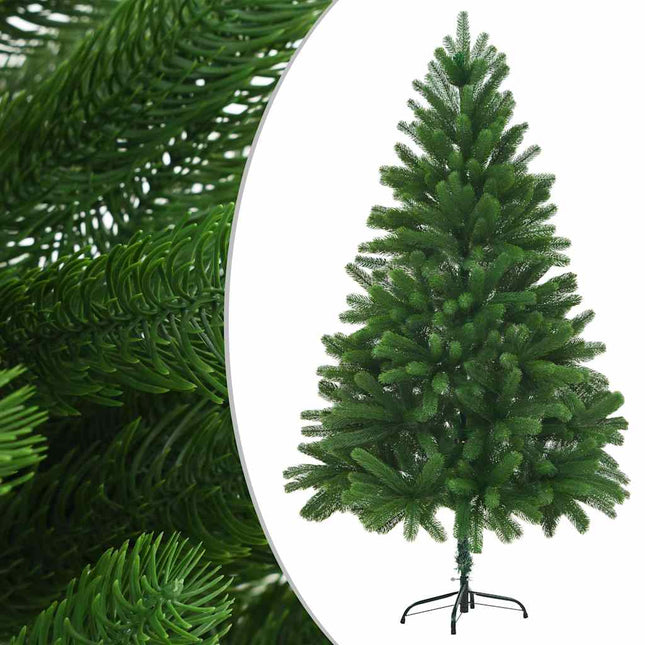 kunstigt juletræ med naturtro nåle 180 cm grøn