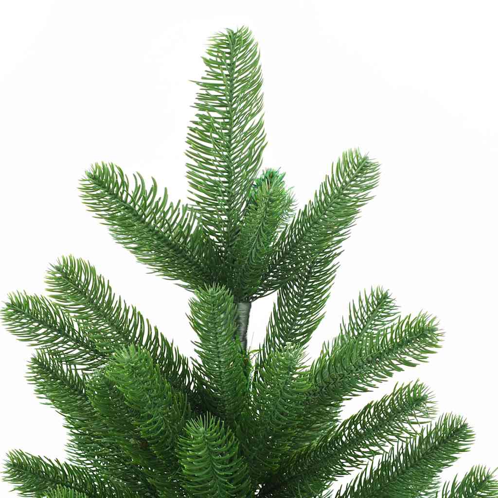 kunstigt juletræ med naturtro nåle 180 cm grøn