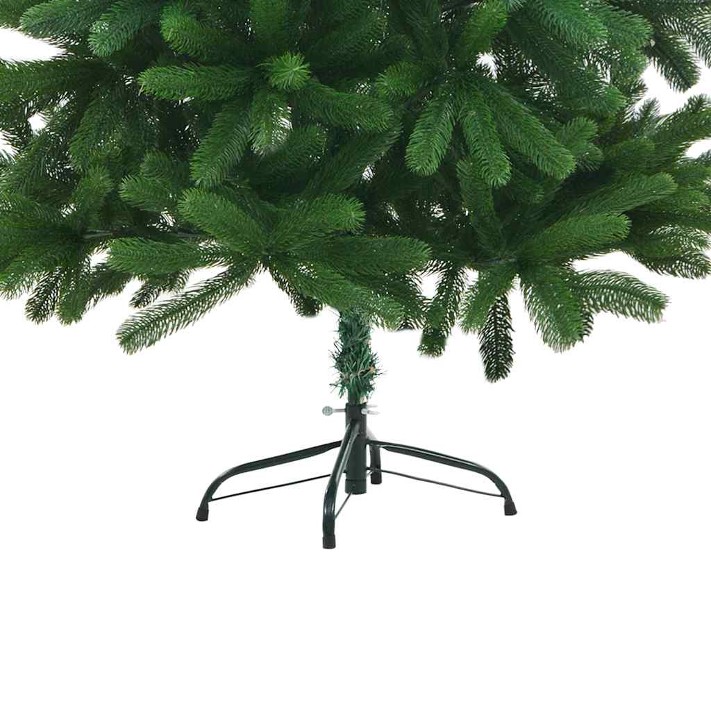 kunstigt juletræ med naturtro nåle 180 cm grøn