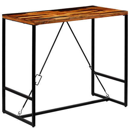 barbord 120x60x106 cm massivt genbrugstræ