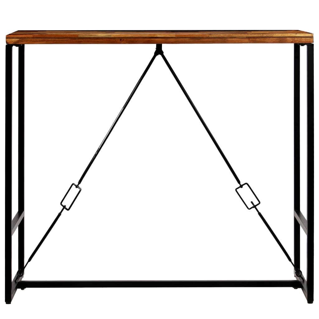 barbord 120x60x106 cm massivt genbrugstræ