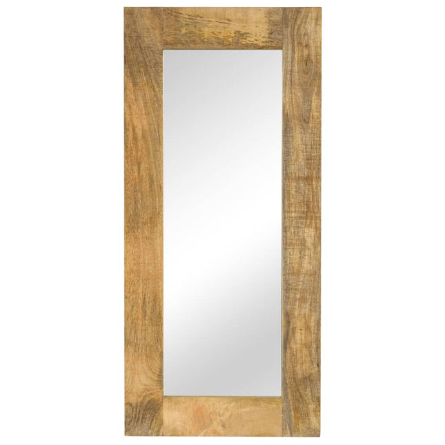 spejl massivt mangotræ 50 x 110 cm