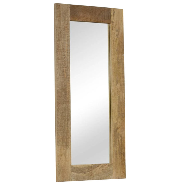 spejl massivt mangotræ 50 x 110 cm
