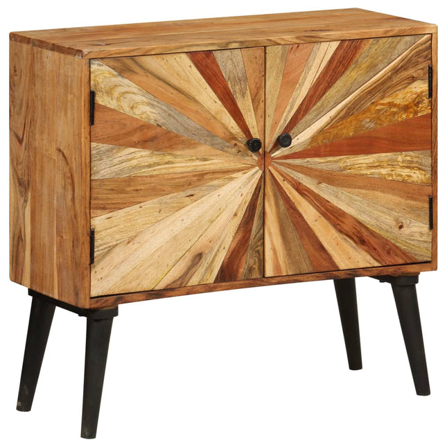 skænk i massivt mangotræ 85 x 30 x 75 cm