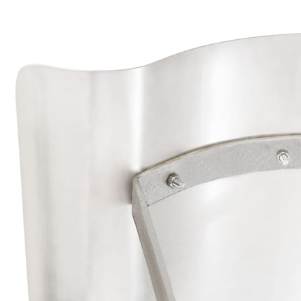 skorstenshætte i rustfrit stål 40 x 40 x 36 cm