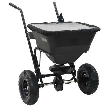 saltspreder strøvogn PVC og stål 106 x 73 x 76 cm 45 l