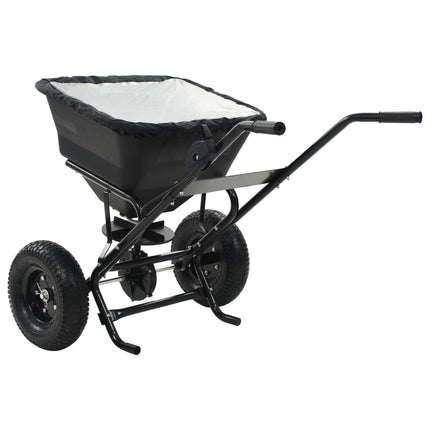 saltspreder strøvogn PVC og stål 106 x 73 x 76 cm 45 l