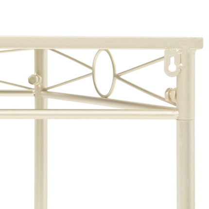 sidebord i vintagestil metal 87 x 34 x 73 cm guldfarvet