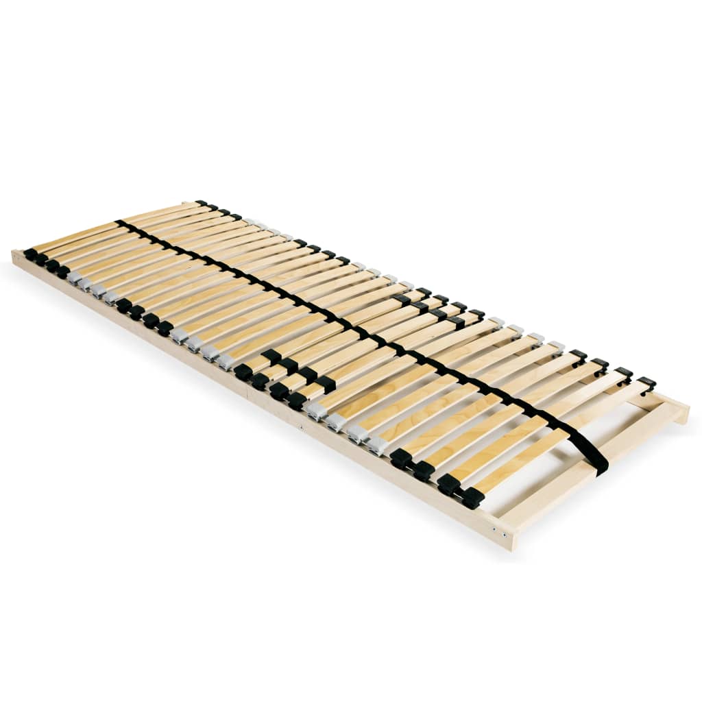 lamelbund til seng med 28 lameller 7 zoner 90 x 200 cm