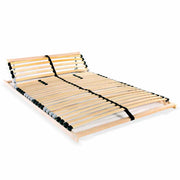 lamelbund til seng med 28 lameller 7 zoner 120 x 200 cm