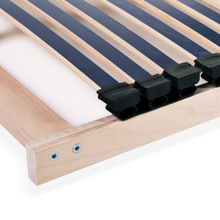 lamelbund til seng med 42 lameller 7 zoner 140 x 200 cm