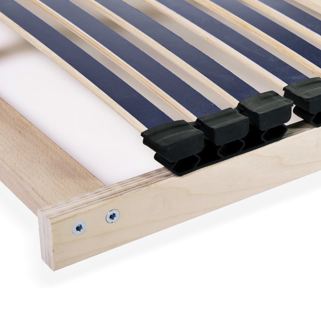 lamelbund til seng med 42 lameller 7 zoner 140 x 200 cm