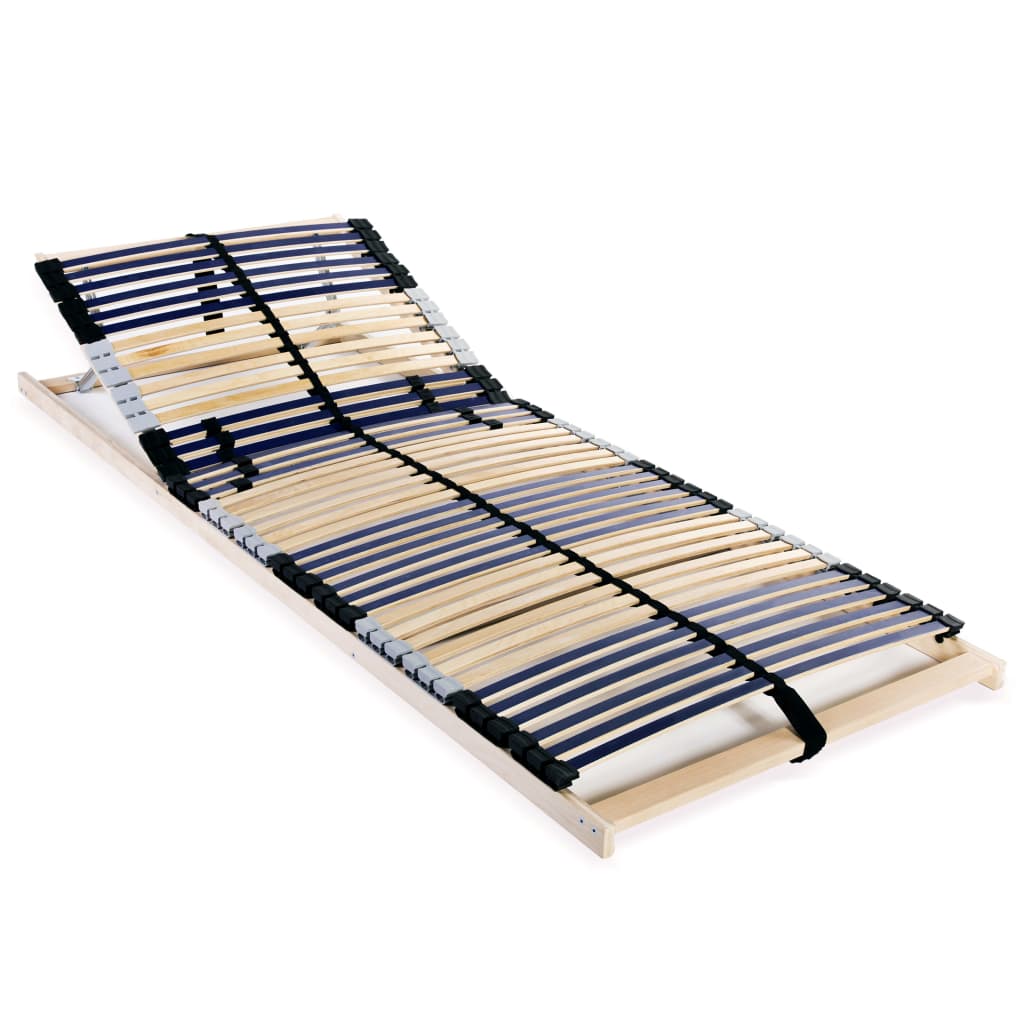 lamelbund til seng med 42 lameller 7 zoner 70 x 200 cm