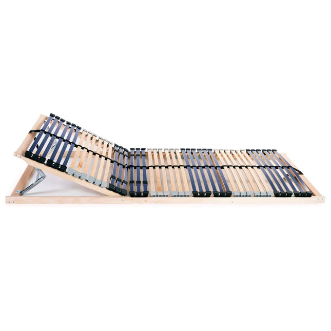 lamelbund til seng med 42 lameller 7 zoner 70 x 200 cm