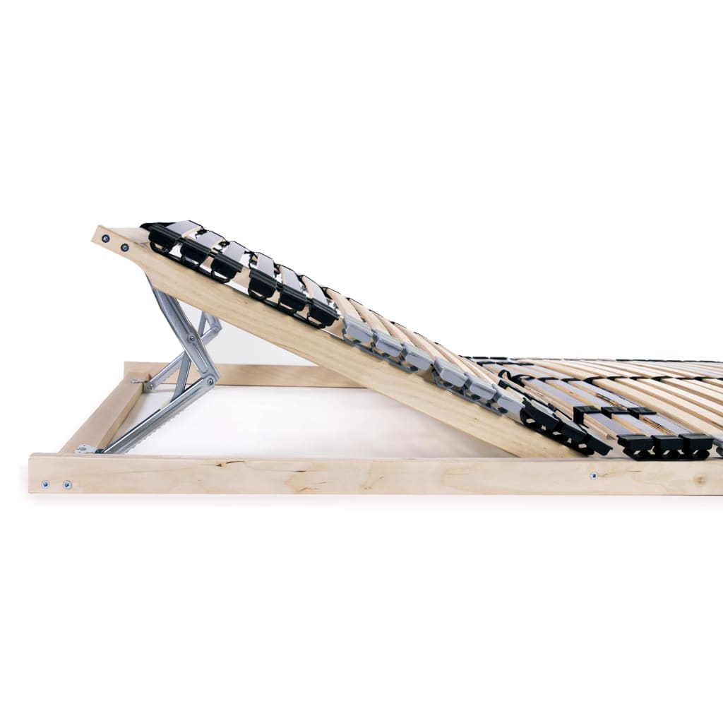 lamelbund til seng med 42 lameller 7 zoner 70 x 200 cm