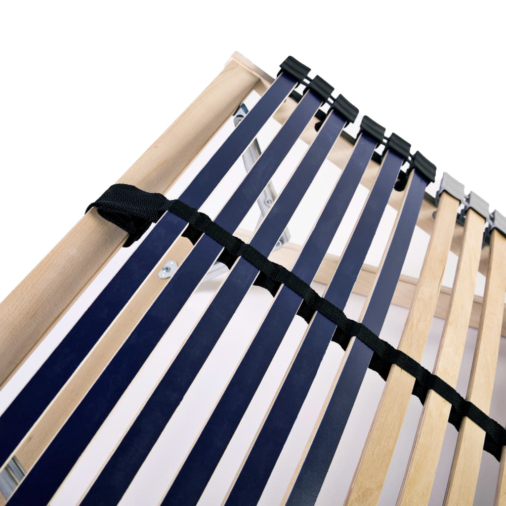 lamelbund til seng med 42 lameller 7 zoner 90 x 200 cm