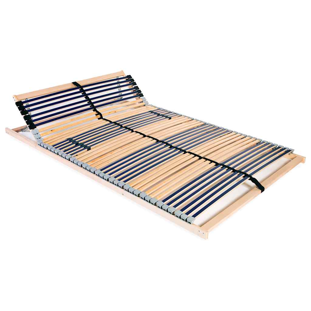 lamelbund til seng med 42 lameller 7 zoner 120 x 200 cm