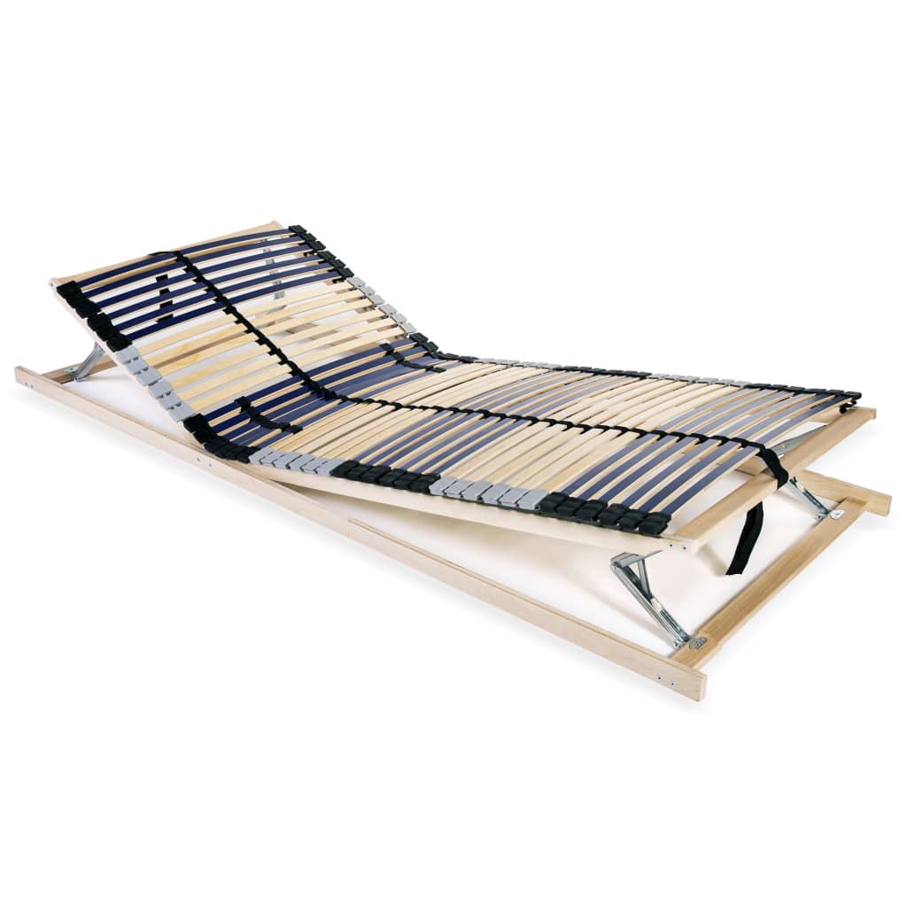 lamelbund til seng med 42 lameller 7 zoner 90 x 200 cm
