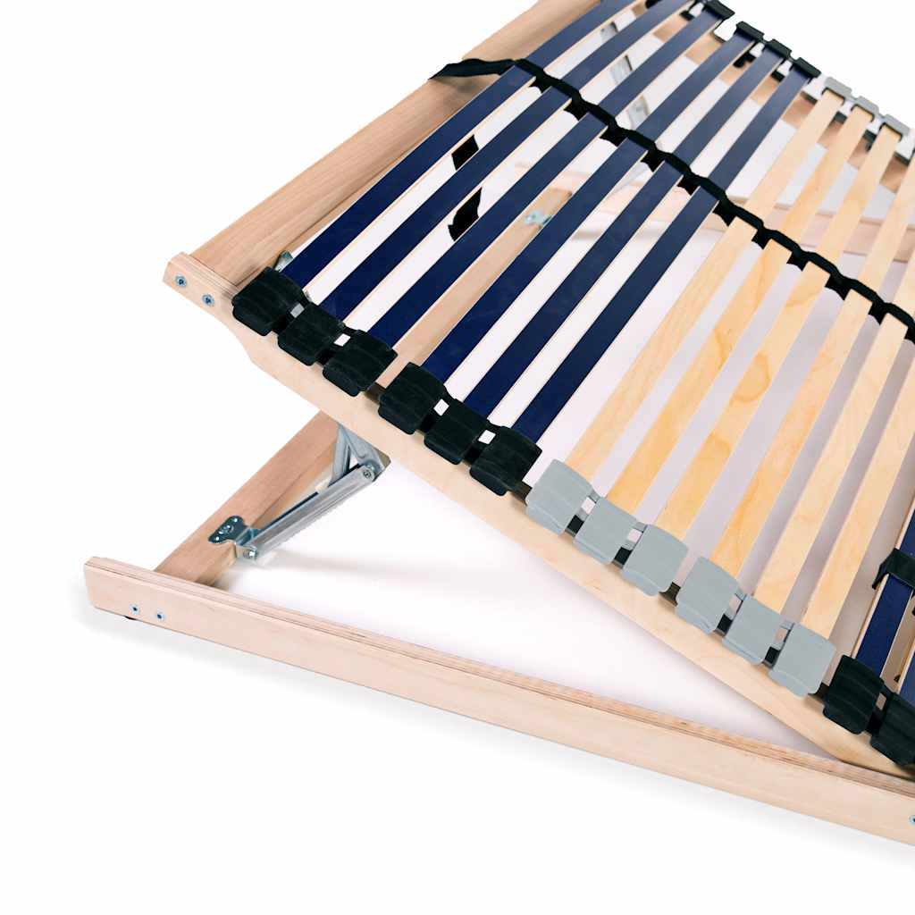 lamelbund til seng med 42 lameller 7 zoner 120 x 200 cm