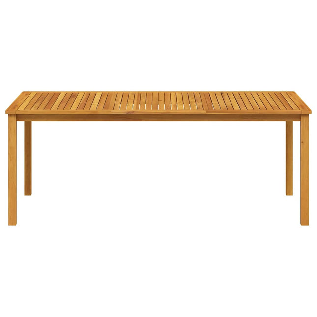 havebord 200x100x74 cm massivt akacietræ