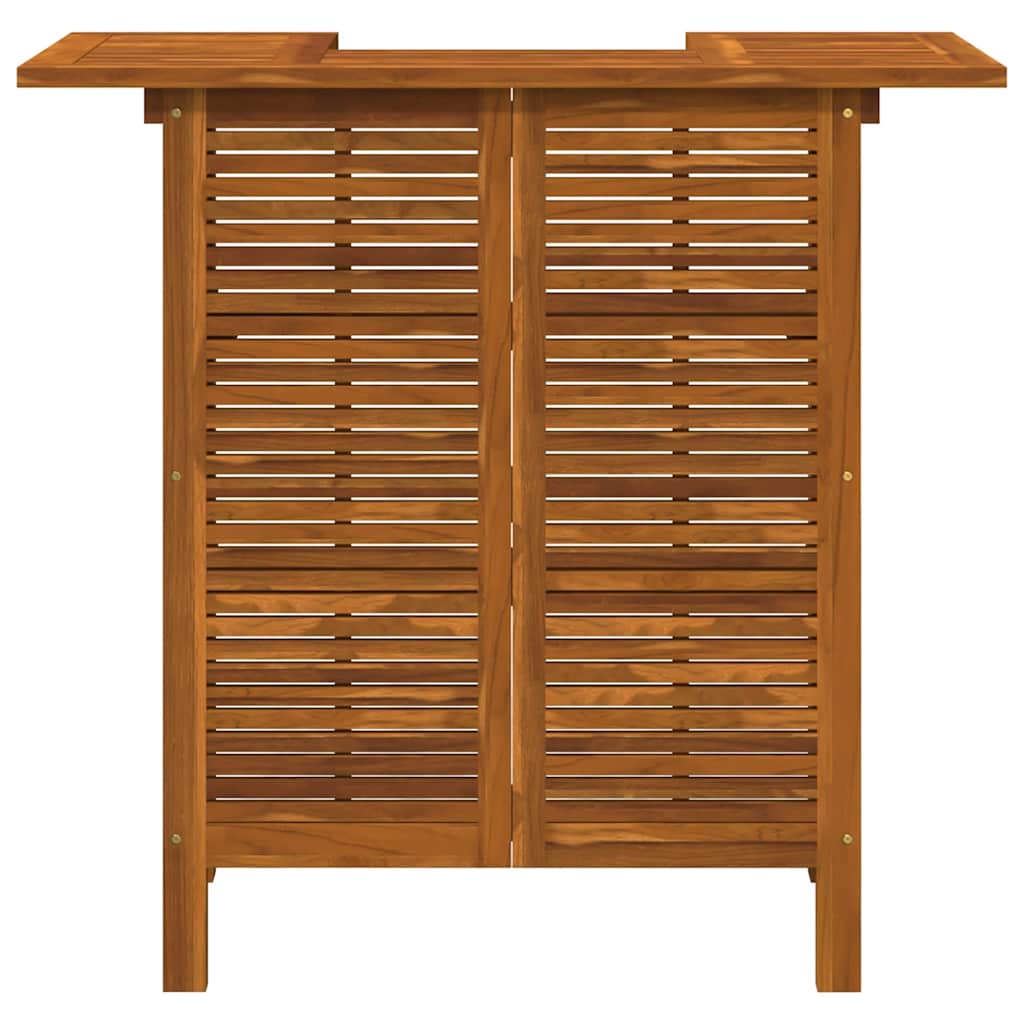 barbord 110x50x105 cm massivt akacietræ