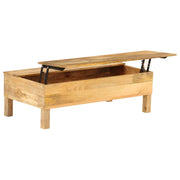 sofabord i massivt mangotræ 110 x 55 x 35 cm