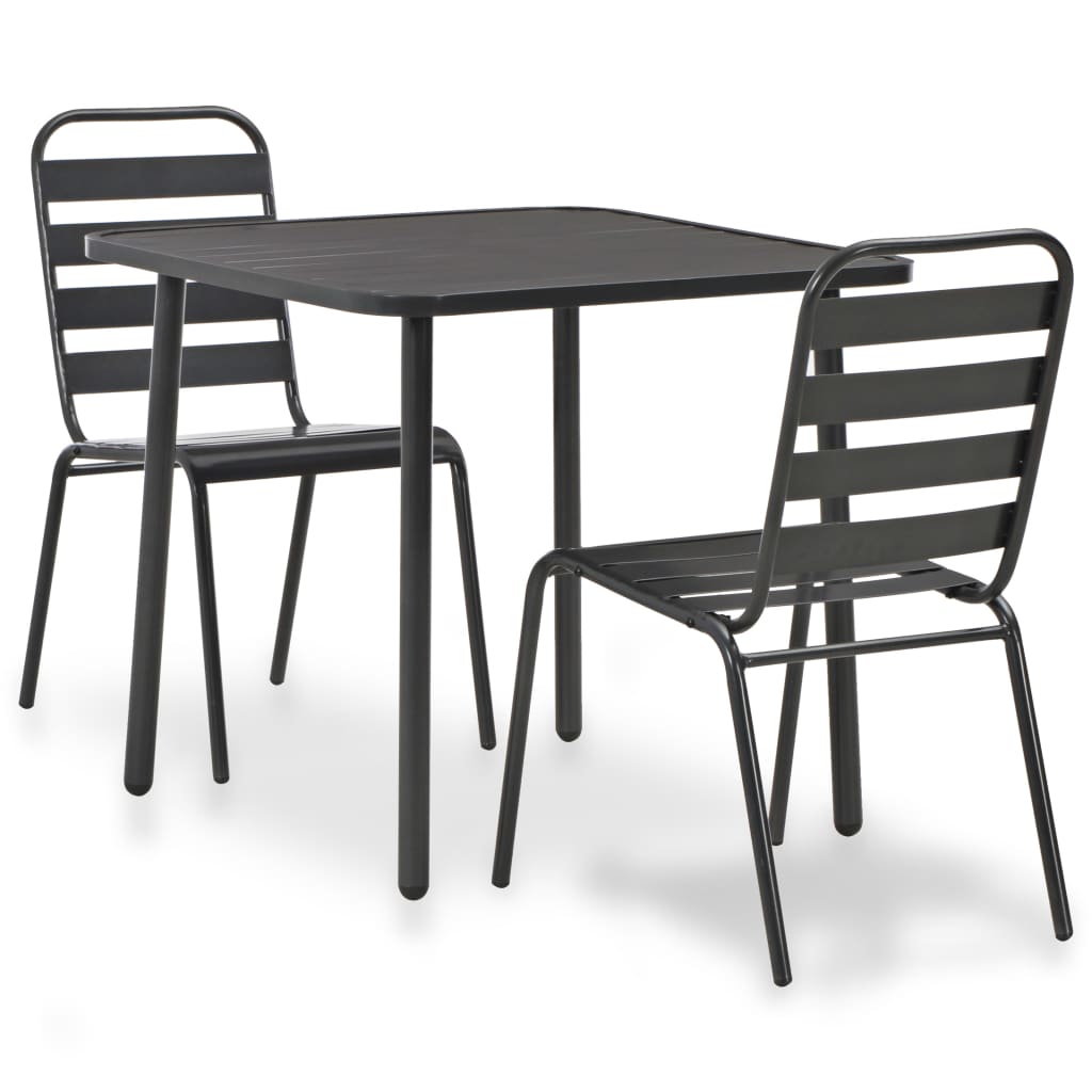 bistrost 3 dele stl mrkegr