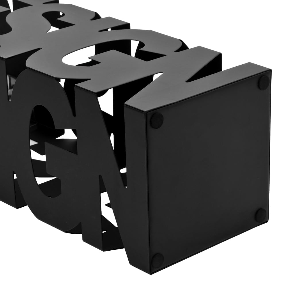 paraplystativ design stål sort