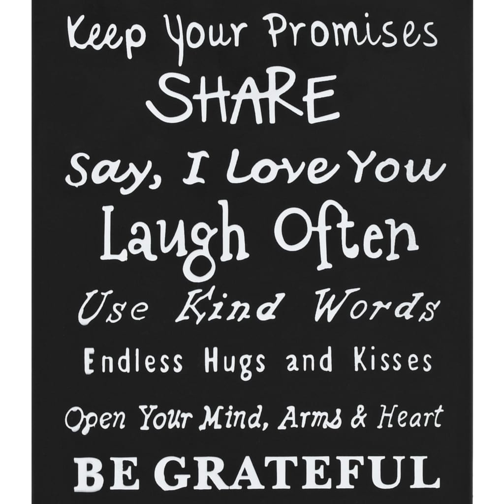 paraplystativ tekst stål sort