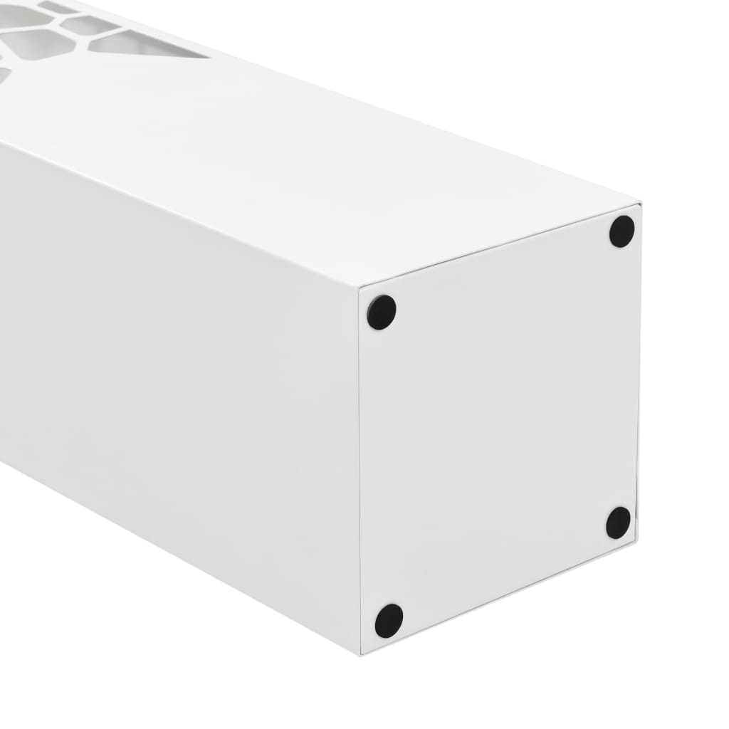 paraplystativ sten stål hvid