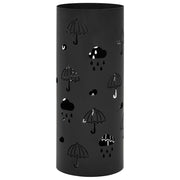 paraplystativ paraplyer stål sort