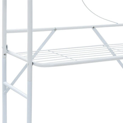 badeværelsesstativ 60x33x174 cm hvid