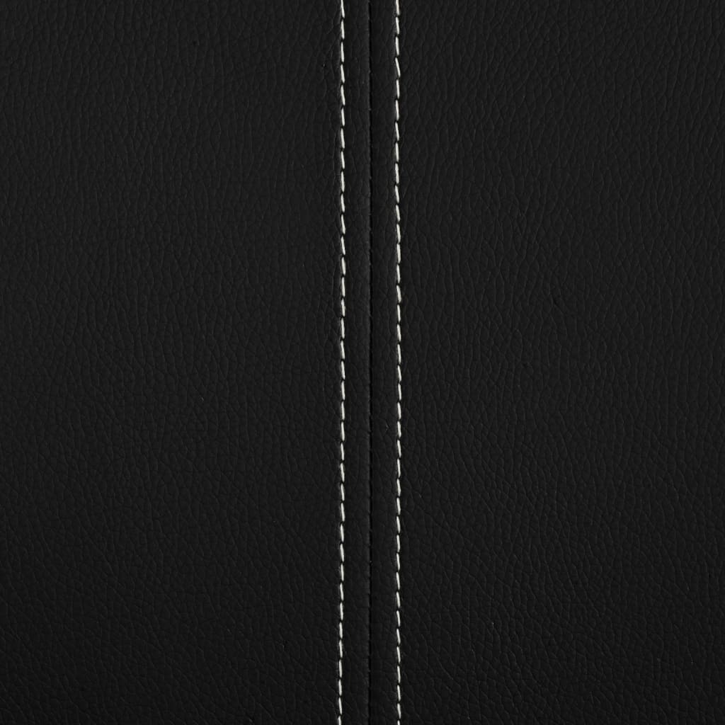 spisebordsstole med cantilever 4 stk. kunstlæder sort