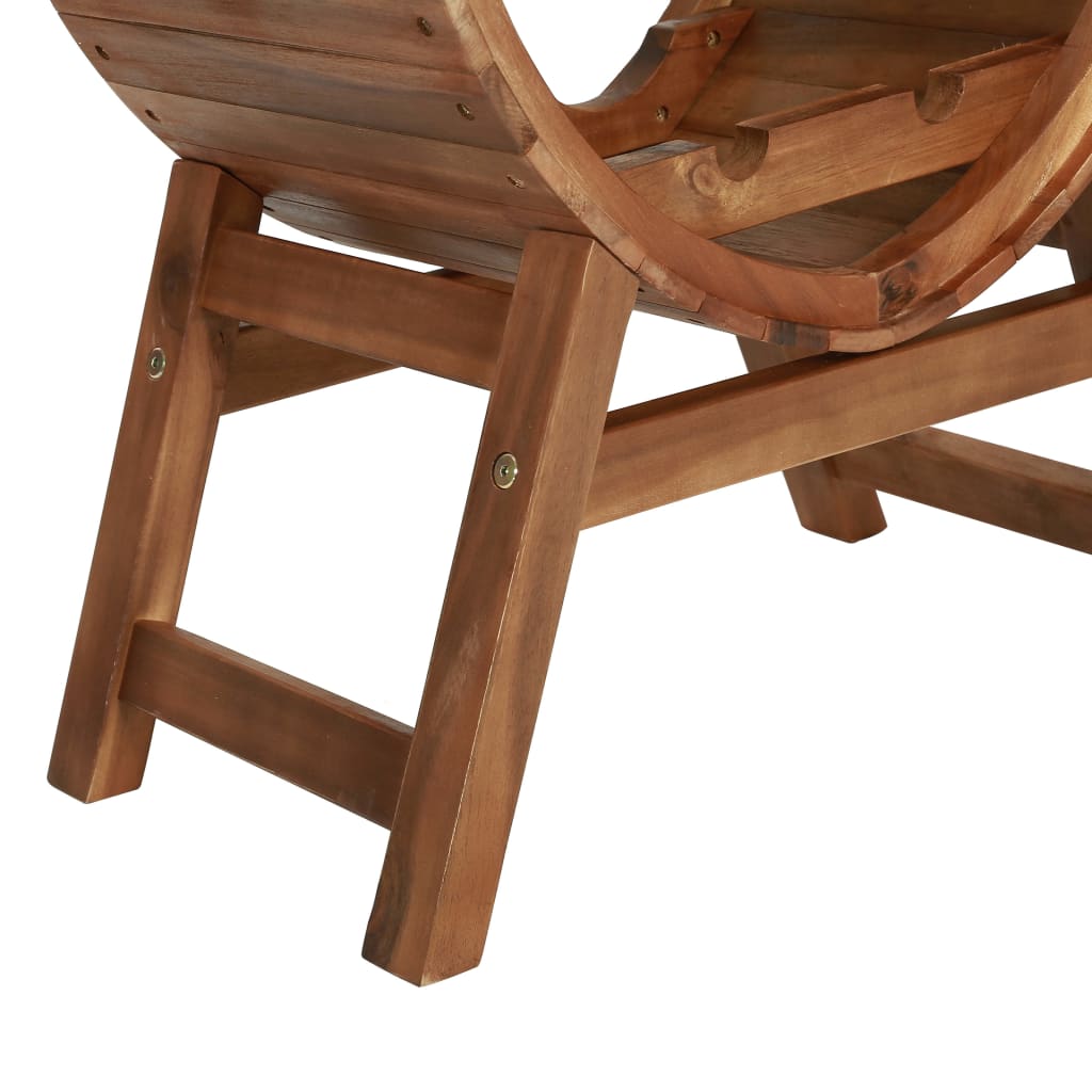 vinreol 13 flasker massivt akacietræ