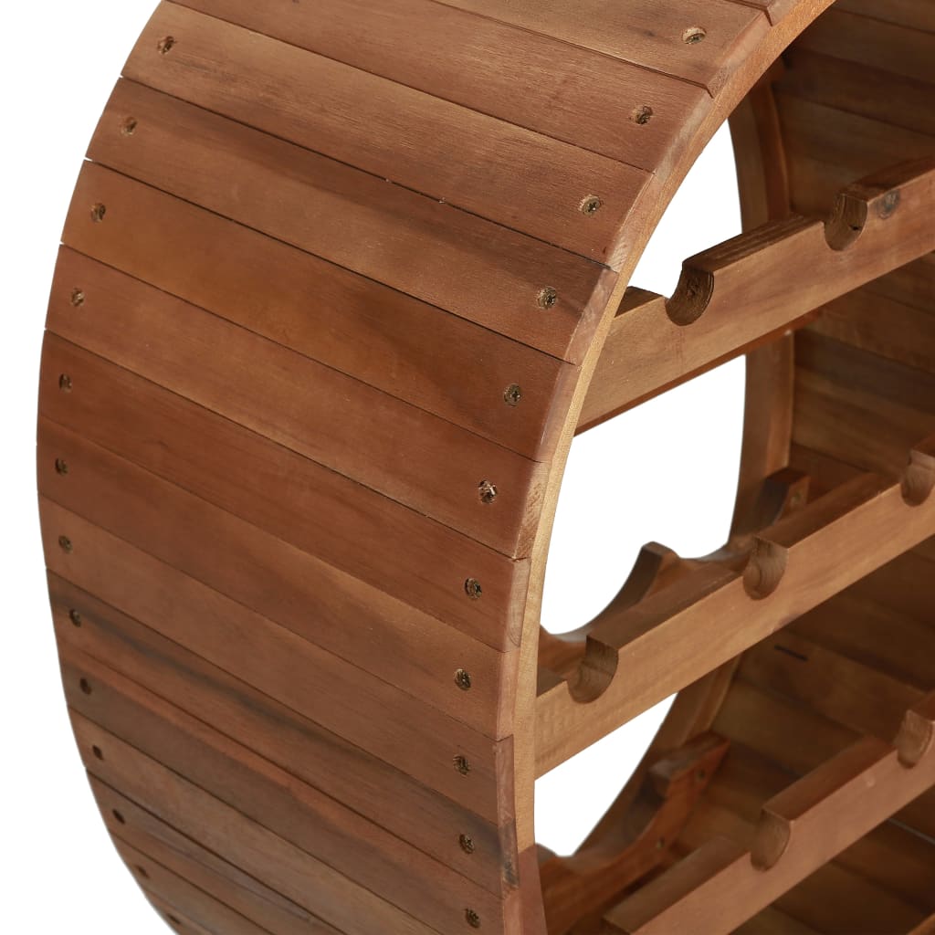 vinreol 13 flasker massivt akacietræ