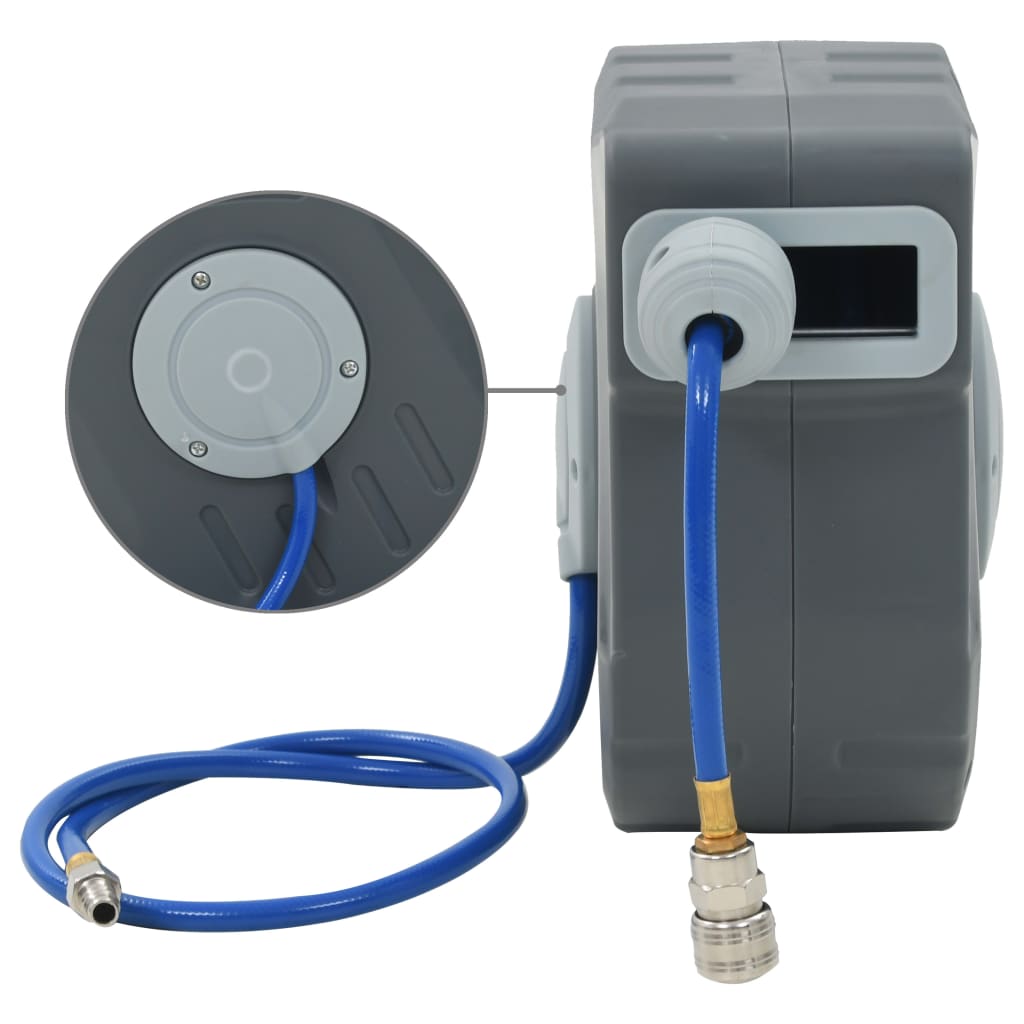 automatisk luftslangetromle 1/4" 12 m