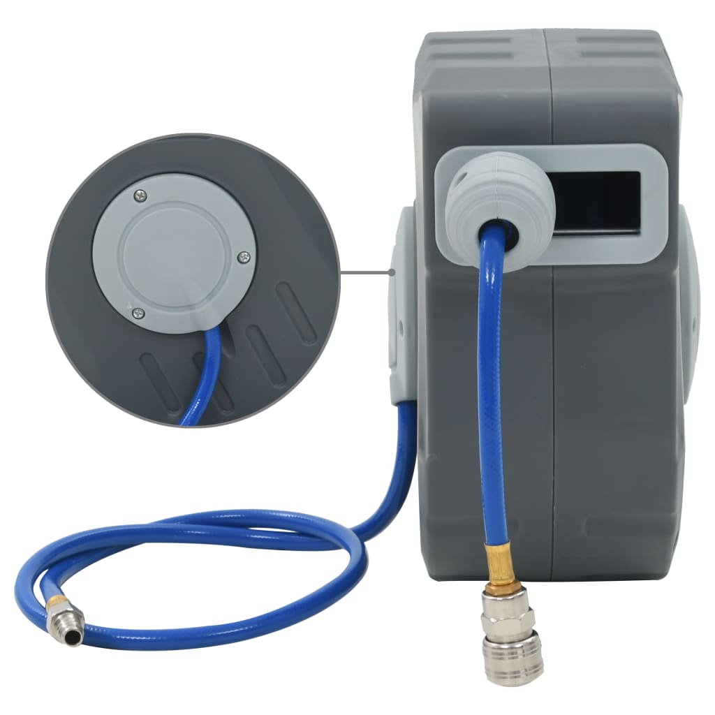 automatisk luftslangetromle 3/8" 12 m