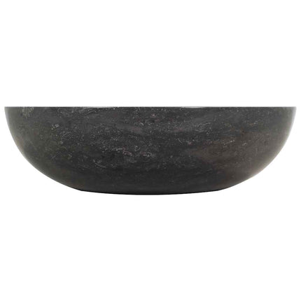 håndvask 40 x 12 cm marmor sort