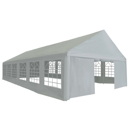 festtelt PE 6x12 m grå