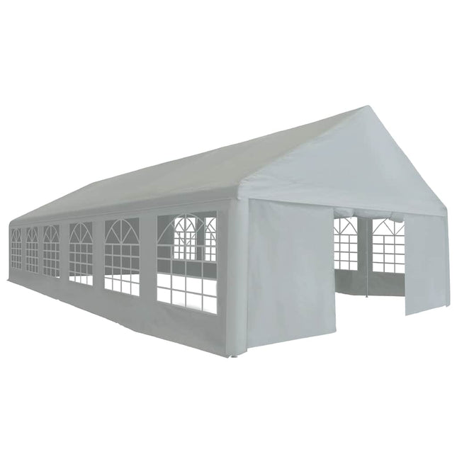 festtelt PE 6x12 m grå
