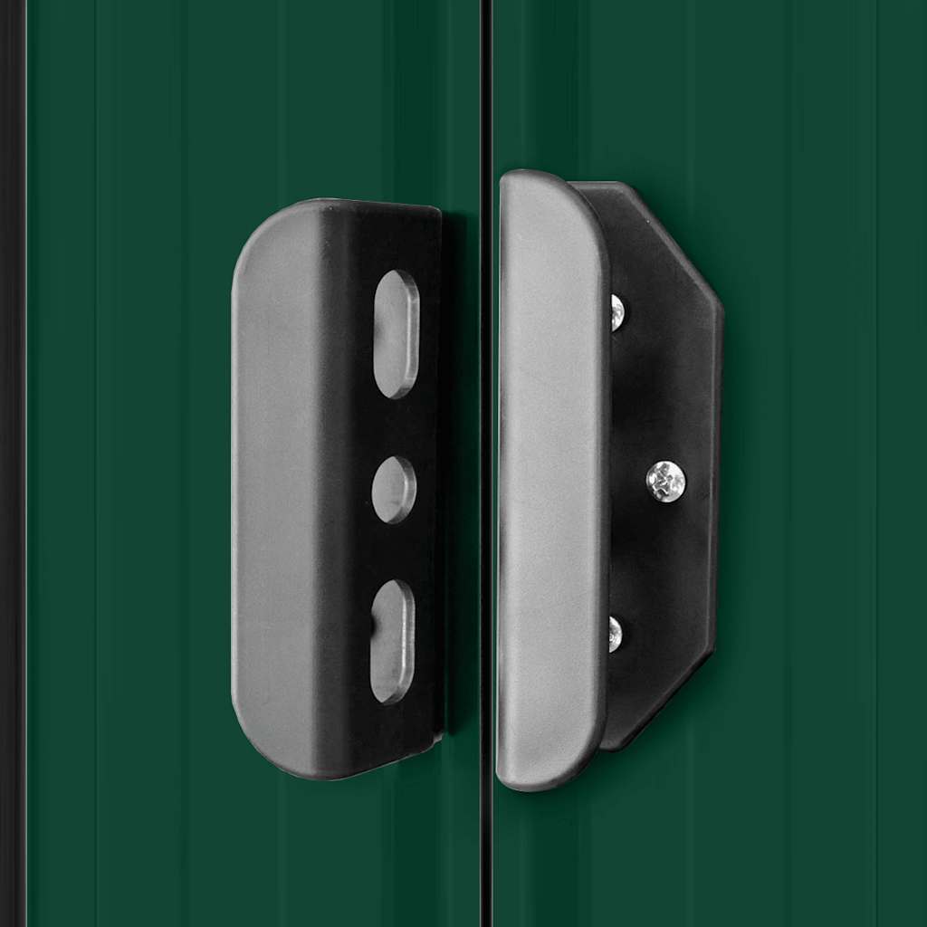 haveskur 257x298x178 cm metal grøn