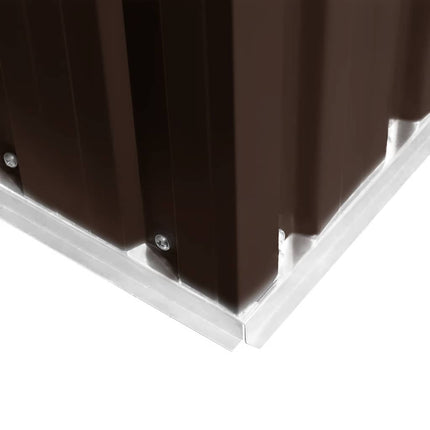haveskur 257x298x178 cm metal brun
