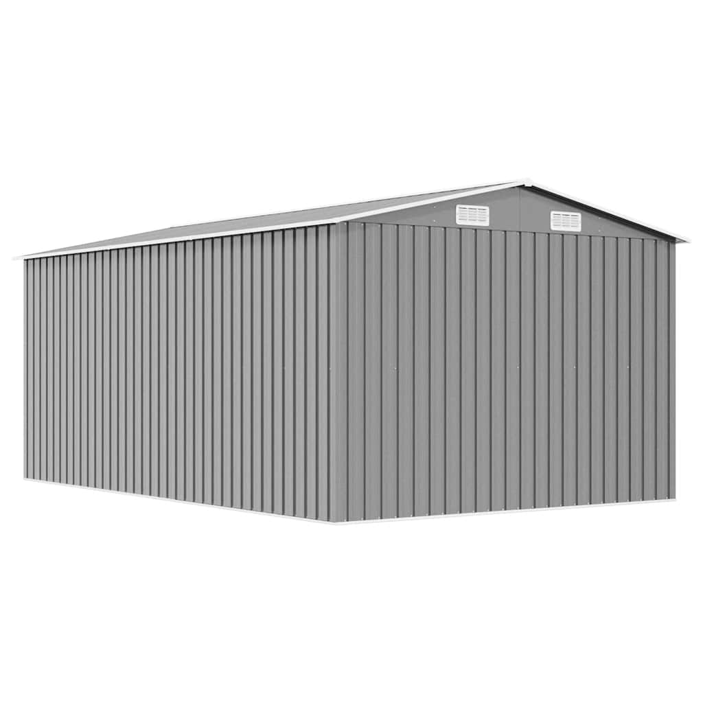 haveskur 257x392x181 cm metal grå