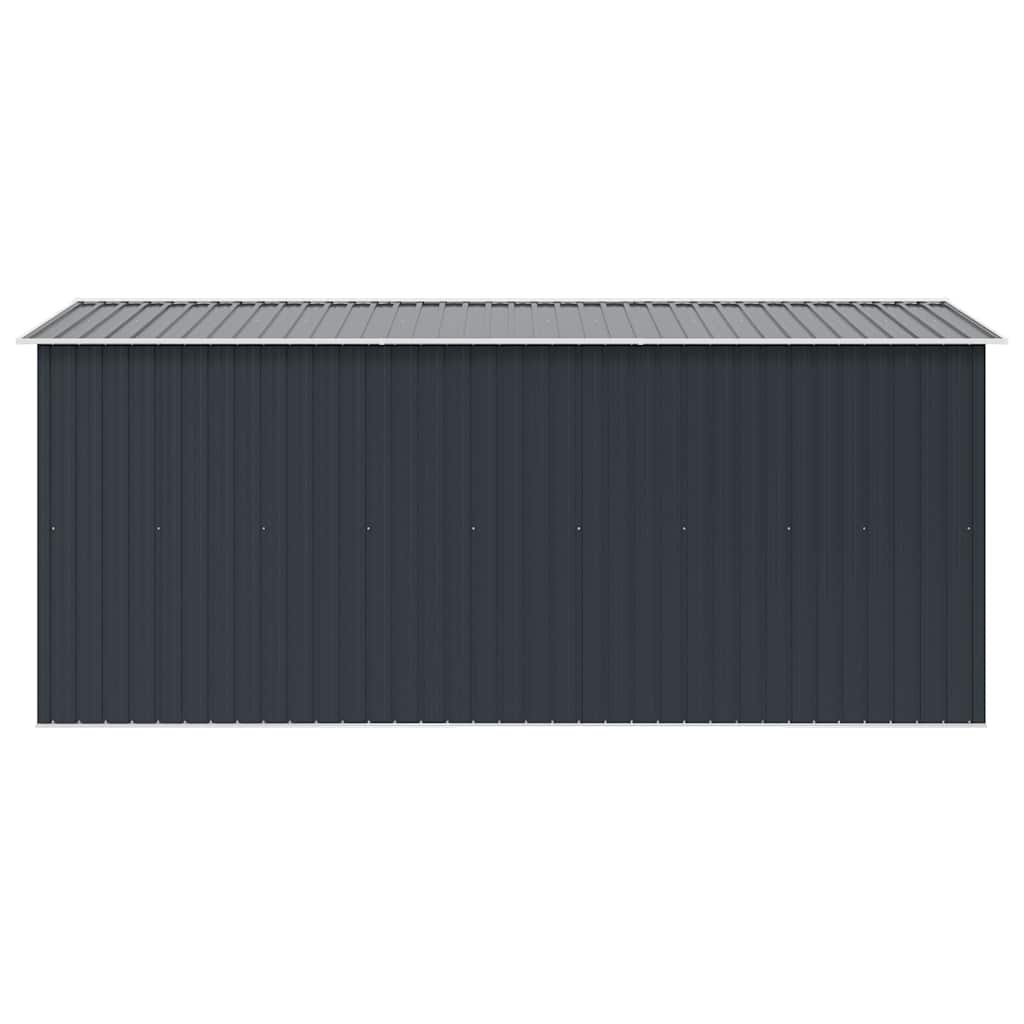 haveskur 257x392x181 cm metal antracitgrå