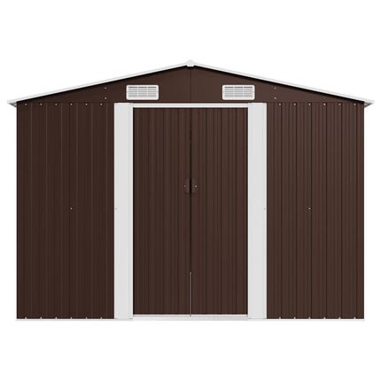 haveskur 257x392x181 cm metal brun
