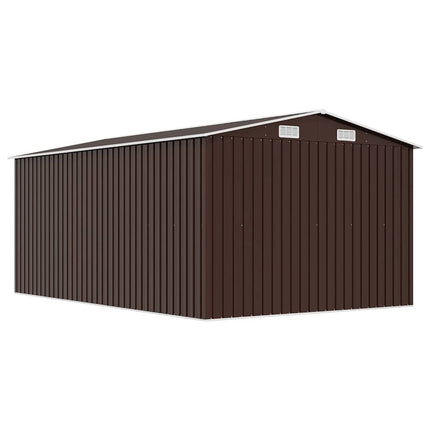 haveskur 257x392x181 cm metal brun